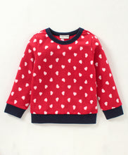 Load image into Gallery viewer, Hearts Polar Fleece Sweatshirt Jogger Set