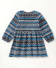 Load image into Gallery viewer, Aztec Polar Fleece Dress Cotton Leggings Set