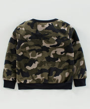 Load image into Gallery viewer, Camouflage Polar Fleece Sweatshirt Jogger Set