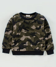 Load image into Gallery viewer, Camouflage Polar Fleece Sweatshirt Jogger Set