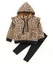 Load image into Gallery viewer, Animal Print Hoodie Sweatshirt Legging Set