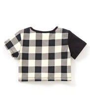 Load image into Gallery viewer, Checkered Color Block Top Shorts Set