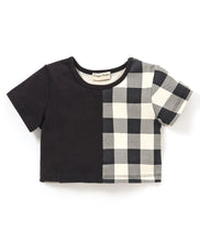 Load image into Gallery viewer, Checkered Color Block Top Shorts Set