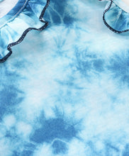 Load image into Gallery viewer, Tie and Dye Frilled Top Flapped Short Set