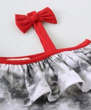 Load image into Gallery viewer, Tie Dye Frill and Strap Top Skirt Set
