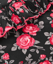 Load image into Gallery viewer, Floral Cold Shoulder Top Shorts Set