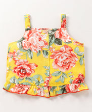 Load image into Gallery viewer, Floral Printed Straped Top Belted Short Set