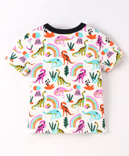 Load image into Gallery viewer, Dinosaur Printed Tshirt Short Set