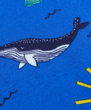 Load image into Gallery viewer, Whales Printed Tshirt Short Set