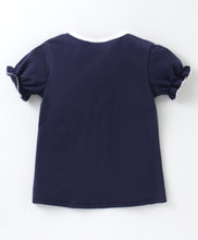 Load image into Gallery viewer, Solid V shape Frill Top Checkered Short Set