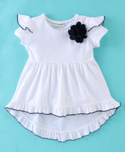 Load image into Gallery viewer, Solid Sleeves Frill Top Checkered Short Set