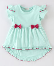 Load image into Gallery viewer, Solid Sleeves Frill Top Floral Short Set