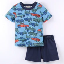Load image into Gallery viewer, Cars Printed Tshirt Short Set