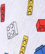 Load image into Gallery viewer, Blocks Printed Tshirt Short Set