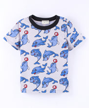 Load image into Gallery viewer, Dolphins Printed Tshirt Short Set