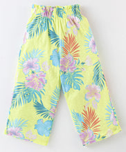 Load image into Gallery viewer, Solid Frilled Top Floral Plazzo Set