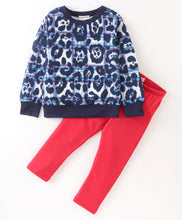 Load image into Gallery viewer, Animal Print Sweatshirt Leggings Set