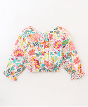 Load image into Gallery viewer, Floral Printed Top Belted Palazzo Set
