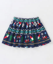 Load image into Gallery viewer, Front Frilled Top Jacquard Skirt Set
