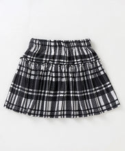 Load image into Gallery viewer, Front Frilled Top Checkered Skirt Set
