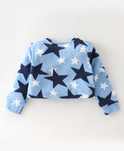 Load image into Gallery viewer, Stars Polar Fleece Frilled Top Skirt Set
