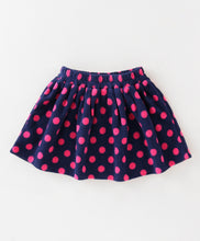 Load image into Gallery viewer, Polka Polar Fleece Frilled Top Skirt Set