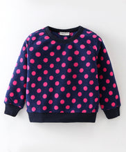 Load image into Gallery viewer, Polka Polar Fleece Sweatshirt Jogger Set
