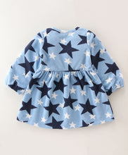 Load image into Gallery viewer, Stars Polar Fleece Dress Cotton Leggings Set
