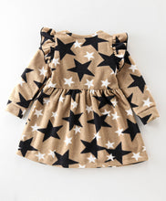 Load image into Gallery viewer, Stars Polar Fleece Dress Cotton Leggings Set