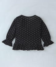 Load image into Gallery viewer, Polka Front Frilled Top Leggings Set