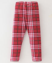Load image into Gallery viewer, Solid Frilled Top Checkered Leggings Set
