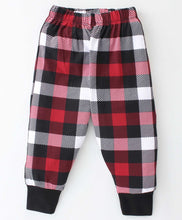 Load image into Gallery viewer, Checkered Printed Sweatshirt Jogger Set
