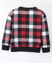 Load image into Gallery viewer, Checkered Printed Sweatshirt Jogger Set
