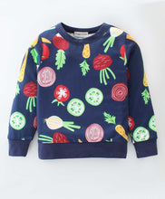 Load image into Gallery viewer, Veggies Printed Sweatshirt Jogger Set
