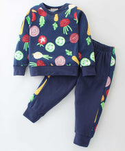 Load image into Gallery viewer, Veggies Printed Sweatshirt Jogger Set
