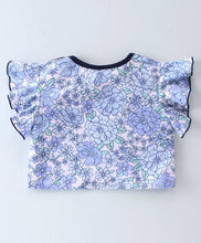 Load image into Gallery viewer, Floral Printed Frilled Top and Short Set