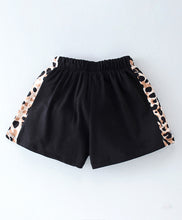 Load image into Gallery viewer, Animal Print Color Block Top Short Set

