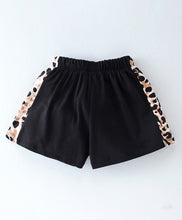 Load image into Gallery viewer, Animal Print Color Block Top Short Set