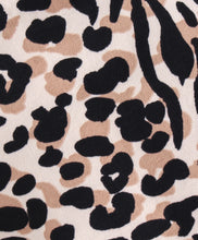 Load image into Gallery viewer, Animal Print Color Block Top Short Set