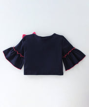 Load image into Gallery viewer, Solid Frilled Top Tie and Dye Palazzo Set