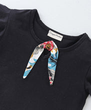 Load image into Gallery viewer, Solid Frilled Top Floral Belted Short Set