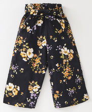 Load image into Gallery viewer, Solid Frilled Top Floral Palazzo Set