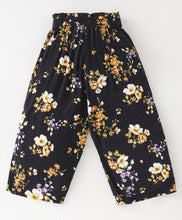 Load image into Gallery viewer, Solid Frilled Top Floral Palazzo Set