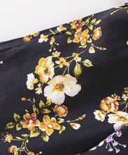 Load image into Gallery viewer, Solid Frilled Top Floral Palazzo Set