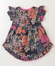 Load image into Gallery viewer, Floral Frilled High Low Top Short Set