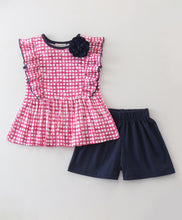 Load image into Gallery viewer, Polka Frilled Top and Short Set
