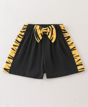 Load image into Gallery viewer, Animal Print Color Block Crop Top Short Set