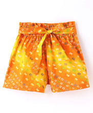 Load image into Gallery viewer, Bandhani Printed Belted Shorts
