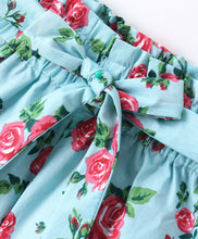 Load image into Gallery viewer, Floral Printed Belted Shorts
