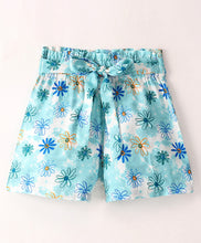 Load image into Gallery viewer, Floral Printed Belted Shorts
